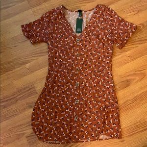 Wild fable button up dress